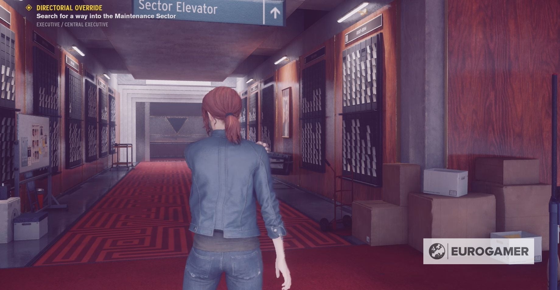 Control Directorial Override mission Reaching Maintenance Sector